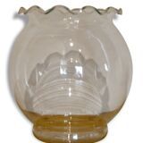 Jagged glass vase, vintage