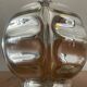 Mercury glass lamp base from the 1950s