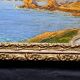 Post-Impressionist painting by Louis VALLET, oil on cardboard, Norman seascape.