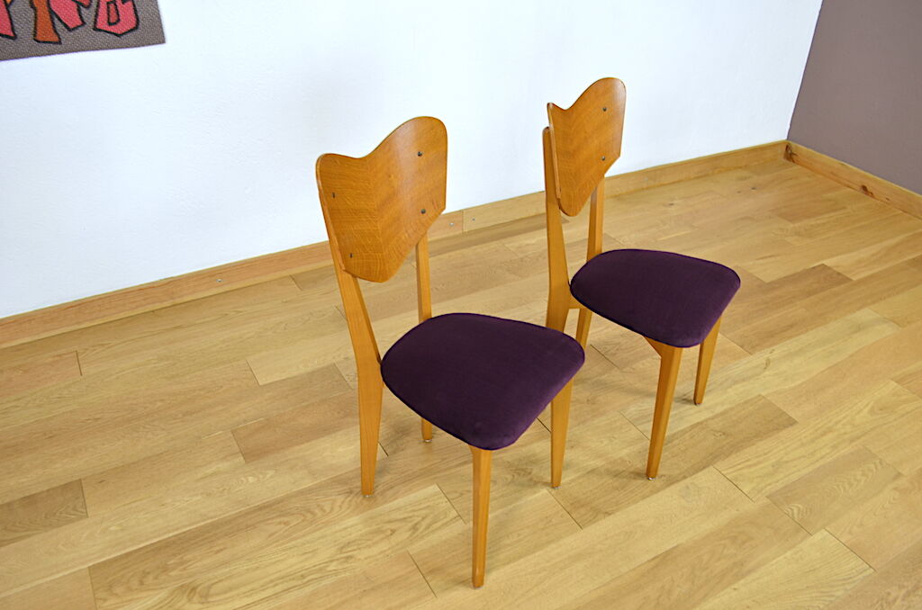 Paire de chaises 1950