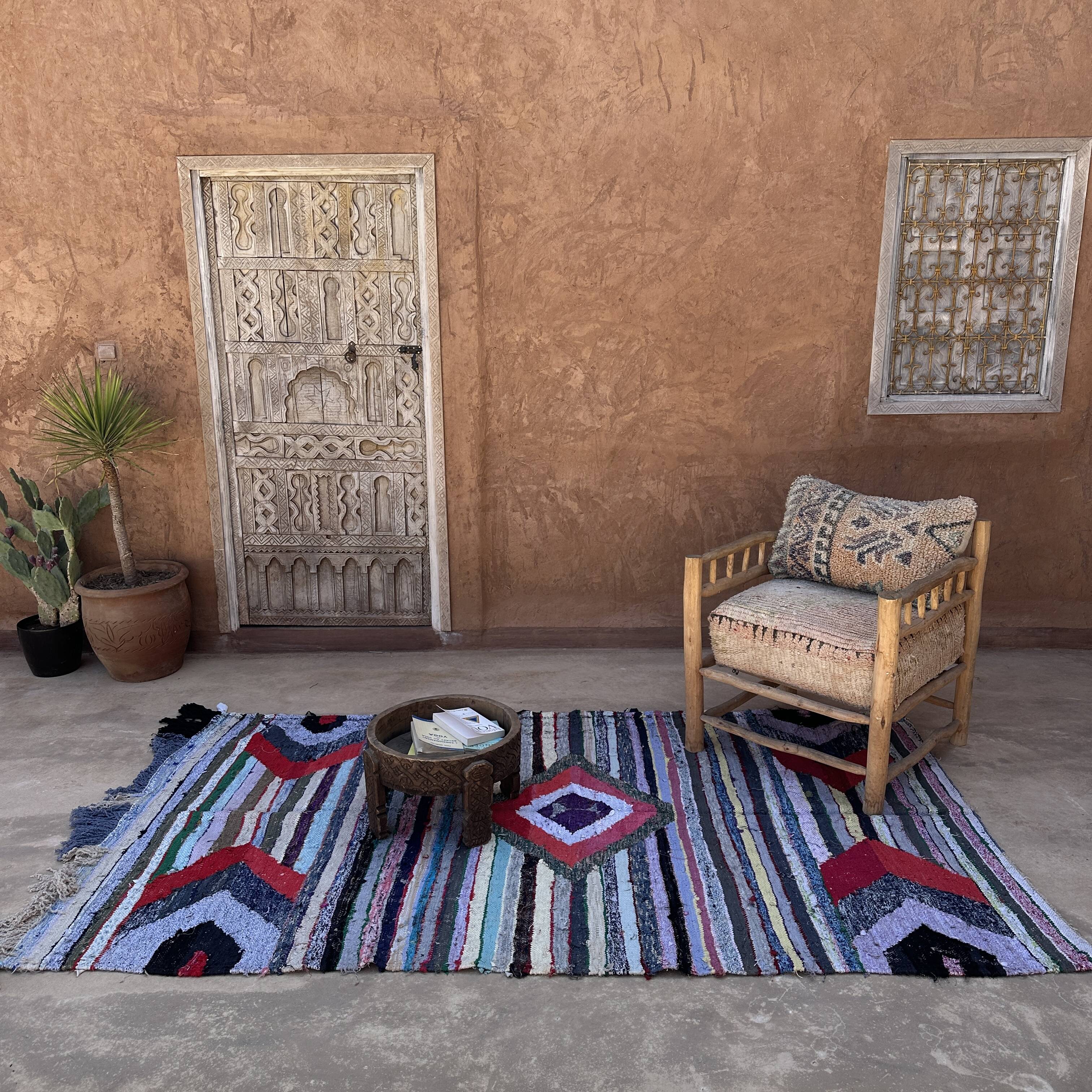 Colorful Moroccan rug - 152 x 263 cm