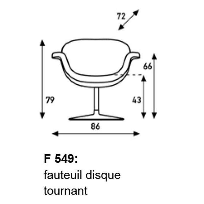 Armchair "Little Tulip" by Pierre Paulin for Artifort