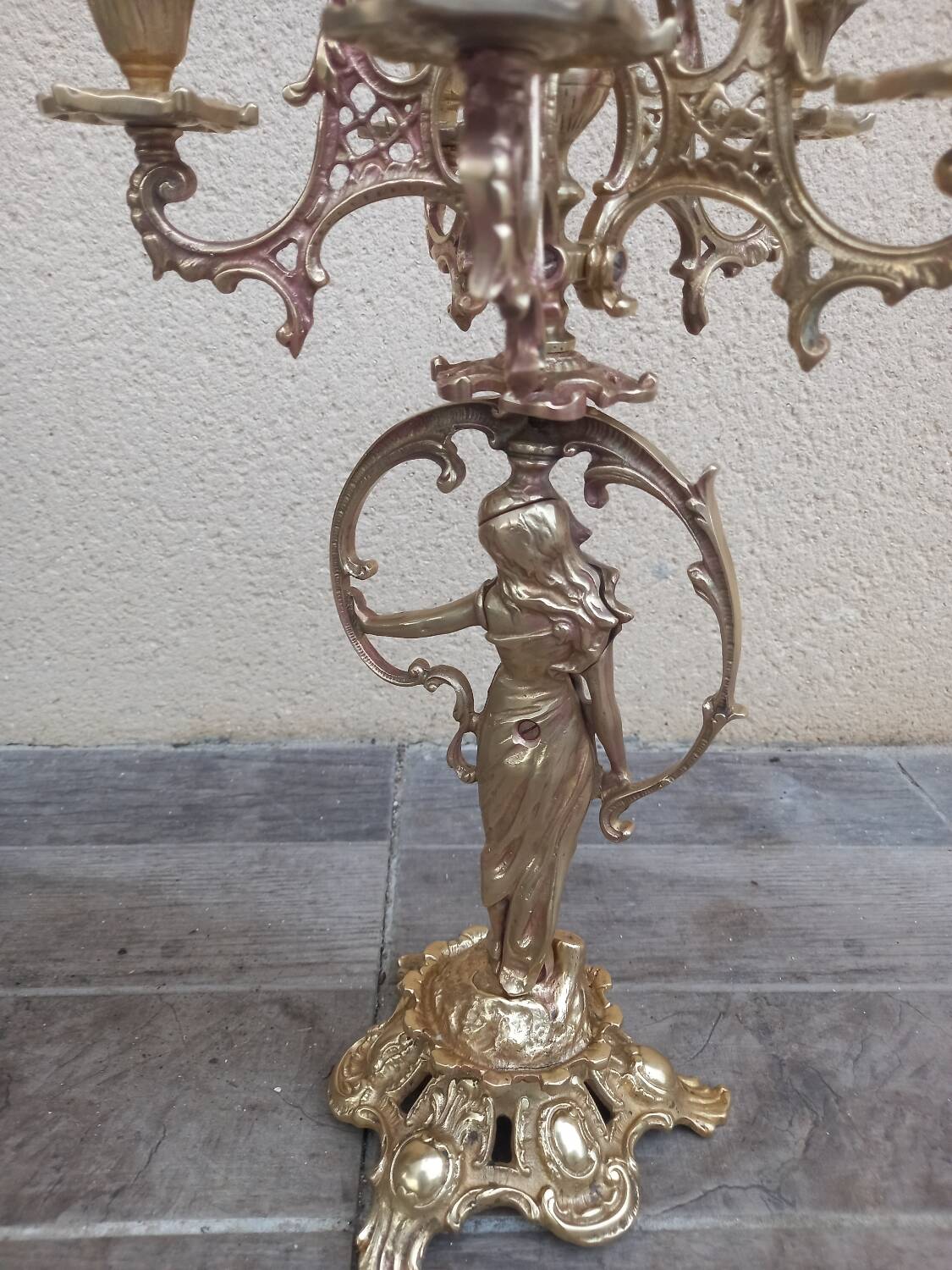 Bronze candelabra