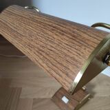Lampe Jumo art déco, streamline, modèle bois et or