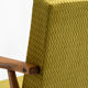 Fauteuil vert lime type B-7727 des années 1970