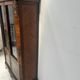 Napoleon III display cabinet in rosewood veneer and marquetry, 19th century.