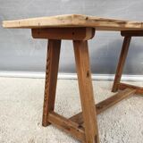 Coffee table workshop trestle Pine