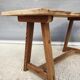 Table basse tréteau d'atelier d'atelier Pin