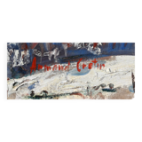 Hameau sous la neige, Lyon school, signed