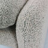 Vico Magistretti "Maralunga" footstool re-upholstered For Cassina