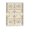Modern Moroccan carpet white
