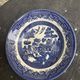 6 soup plates, Willow Churchill model, made in England, Asian landscape