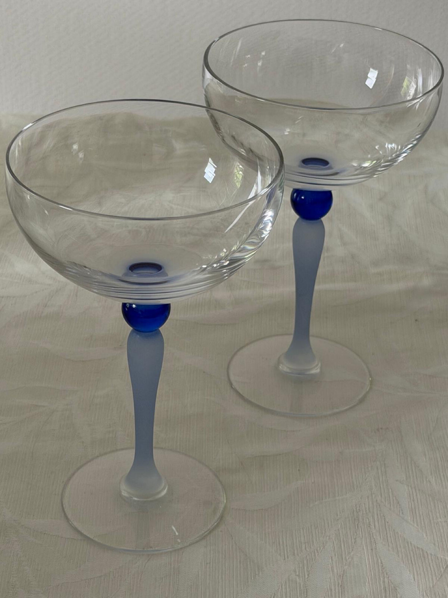 Lot 2 verres à cocktails vintage