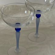 Lot 2 verres à cocktails vintage