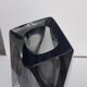 Glass vase Sommerso Murano of the 70s 21cm