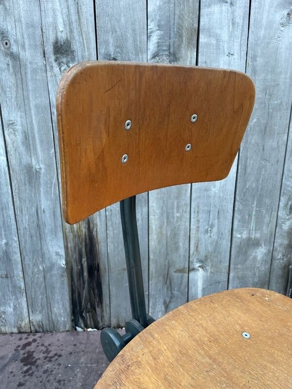 Vintage Friso Kramer adjustable workshop stool for Ahrend De Cirkel