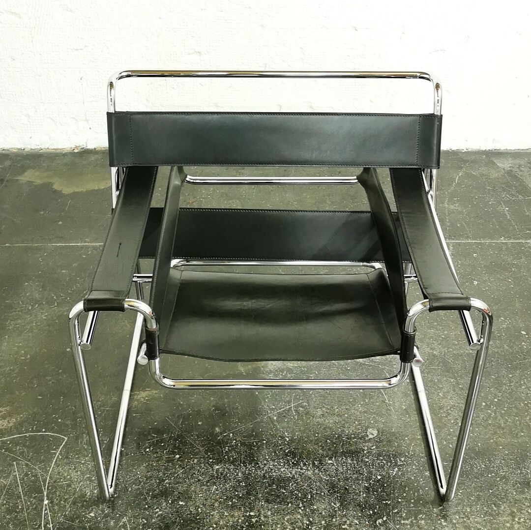 Armchair Wassily by Marcel Breuer, Habitat, 1970