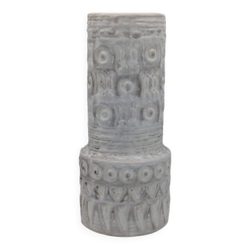 Large Brutalist Textured Ceramic Vase - WGP Fat Lava Style 1960s/1970s