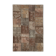 Handwoven oriental vintage 198 cm x 302 cm brown patchwork carpet