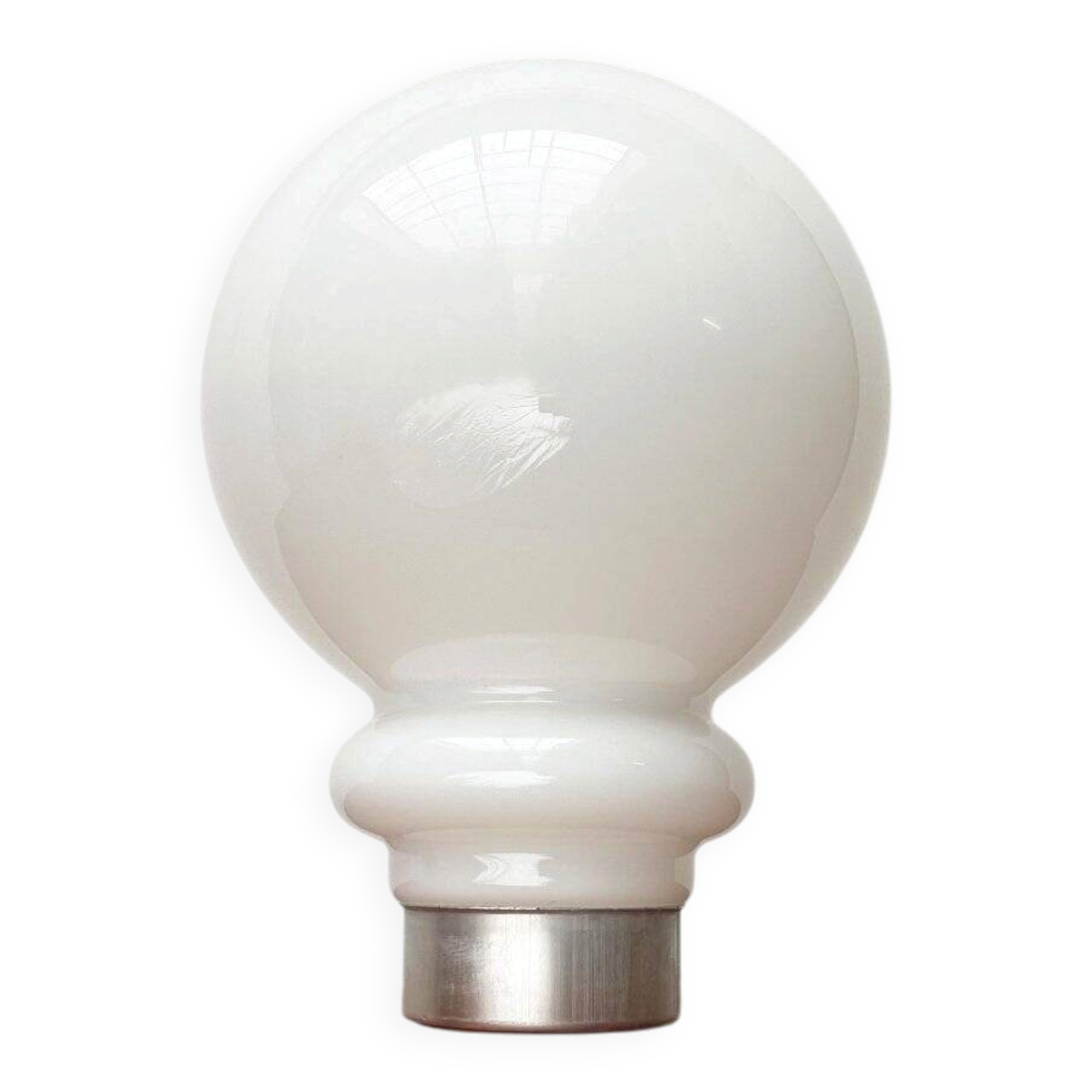 Italian replacement glass for mid-century space age spy lamp by Mazzega, 1960s.