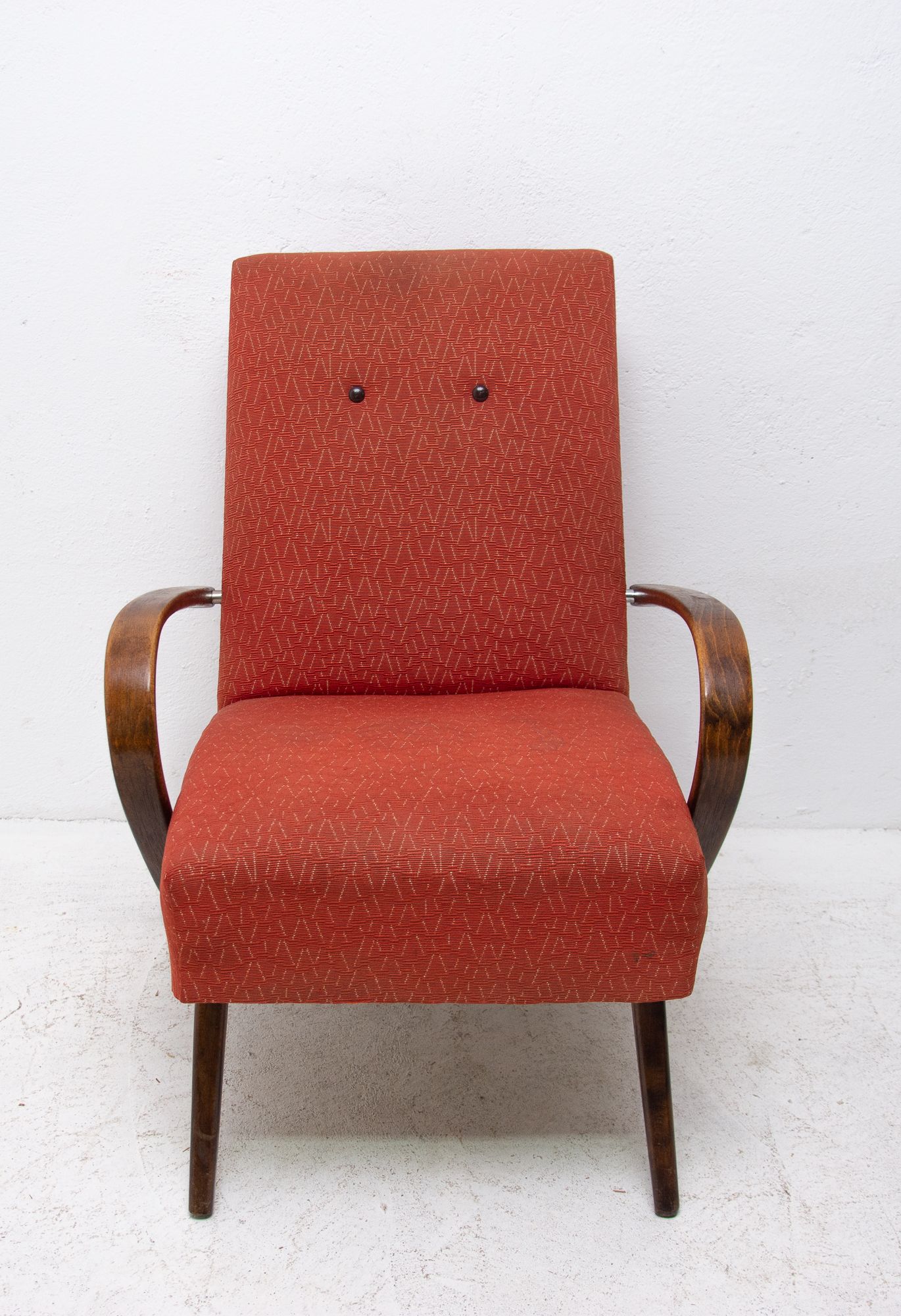 Pair of mid century bentwood armchairs by Jaroslav Šmídek, 1960s