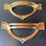 Brass handles for piano set