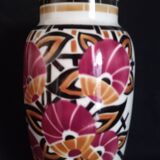 Keller & Guérin Luneville - Art Deco vase model "Pergola"