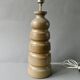 Large stoneware lamp base, signed Jean-Luc Noël, 1980s-90s