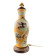 Very large dragon lamp on a yellow background in well-fired Vietnamese stoneware.