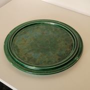 Vintage ceramic braided model tablecloth