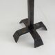 Wrought iron standing candle stick holder