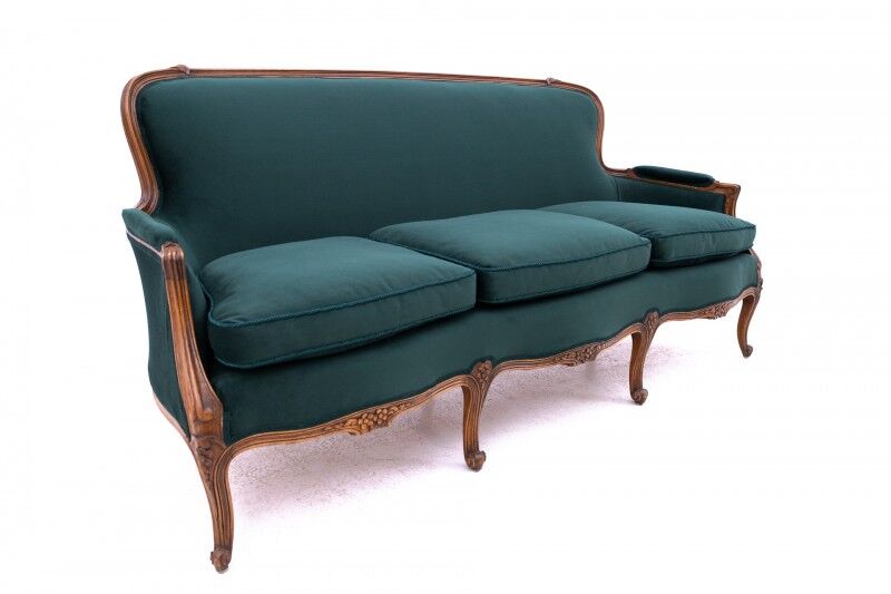 Antique sofa, late 19th century, France, after renovation.