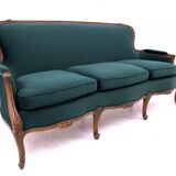 Antique sofa, late 19th century, France, after renovation.