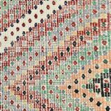 7x10 Large Kilim Rug Colorful Design, 210x292 Cm