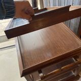 Mahogany serving trolley