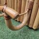 Rattan patères