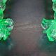 Broste Copenhagen - Pair of Large Green Blown Glass Candlesticks
