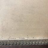 Louis vallet (1856-1940), non-commissioned officer of the guides, 1869 framed watercolor