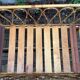 Vintage rattan baby bed 1960