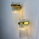 Pair of Gaetano Sciolari wall lights for Lightolier, Italy, circa 1970s