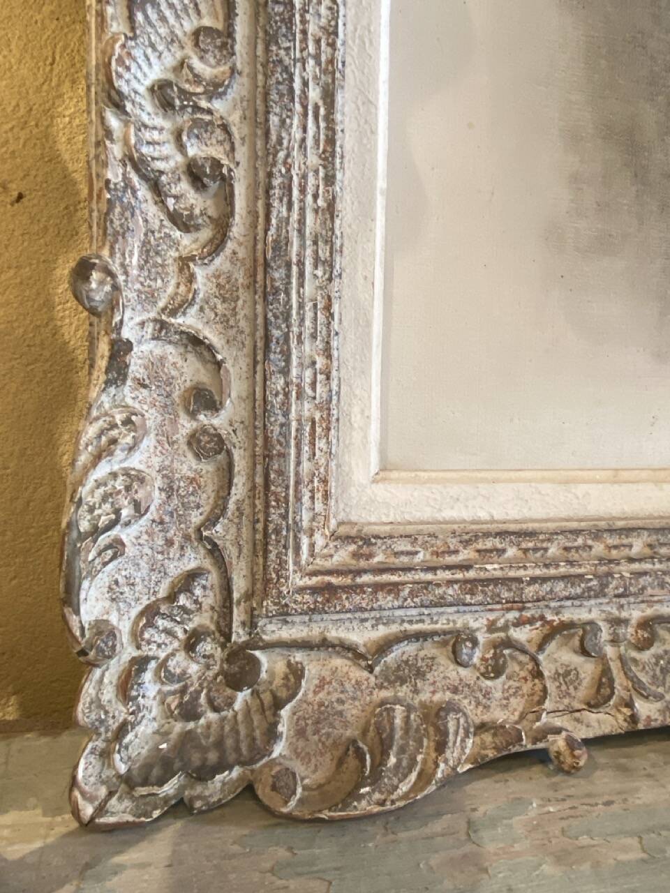 Tableau ancien, danse folklorique, A. Guillaud (1948)