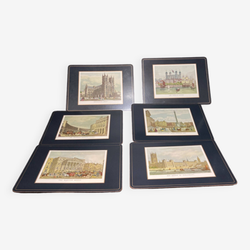 Set of six placemats from Harrods Knightsbridge