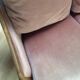 Sofa 2 places in pink velvet