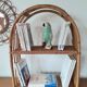 Rattan wall shelf