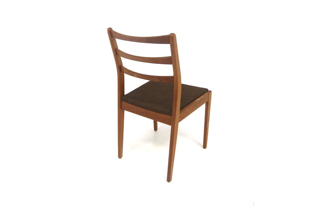 4 chaises scandinaves en teck, Suède, 1960