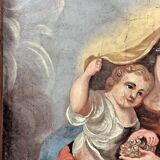 Oil painting on canvas XVIII Virgin and Child