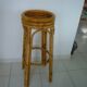 Tabourets de bar en rotin