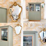 Golden mirror - 65x43cm