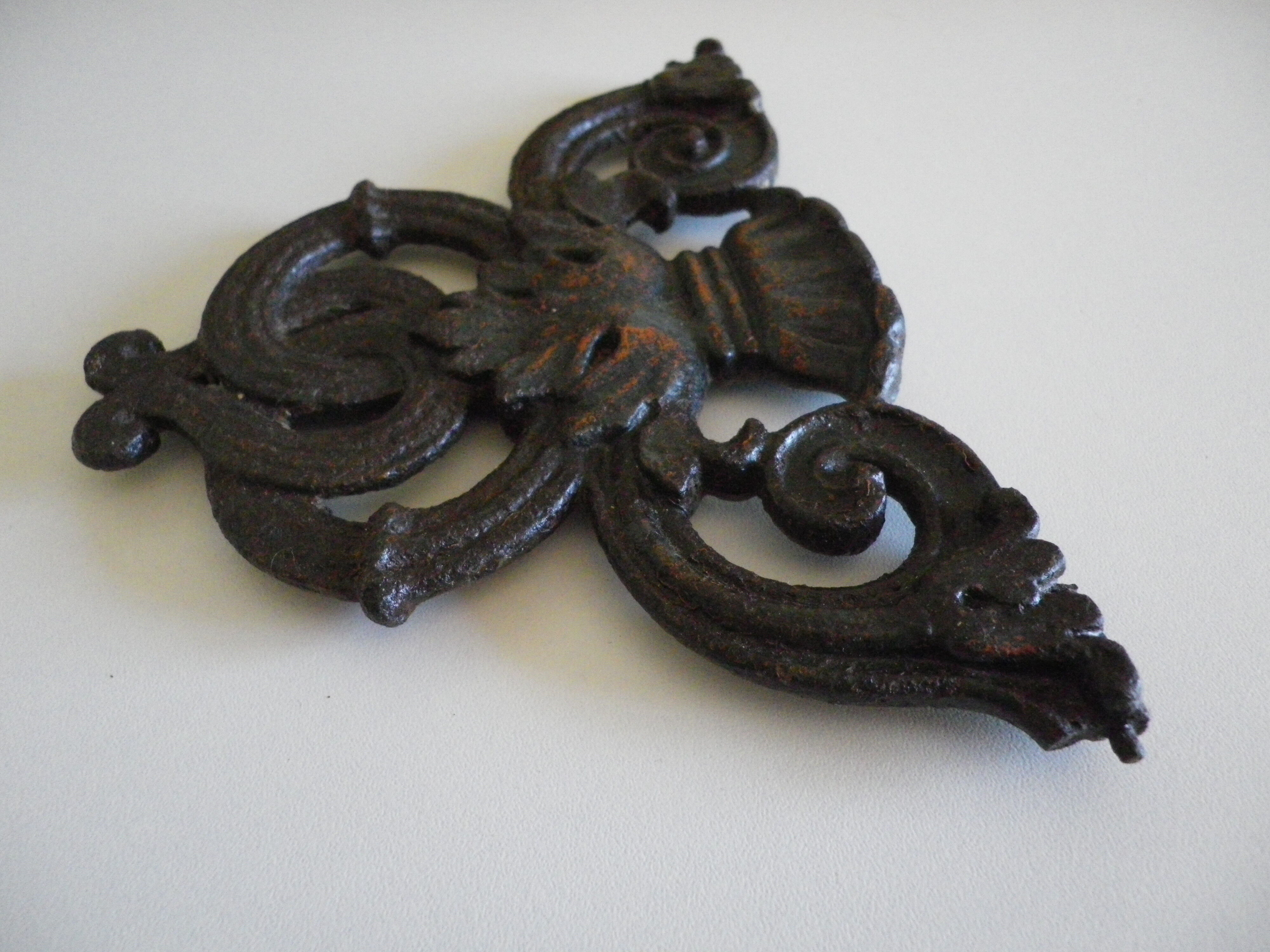 Old metal door ornament - 1930s