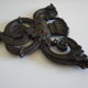 Old metal door ornament - 1930s